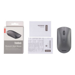 Lenovo ThinkPad Silent - Mouse - per destrorsi e per sinistrorsi - ottico blu - 3 pulsanti - senza f
