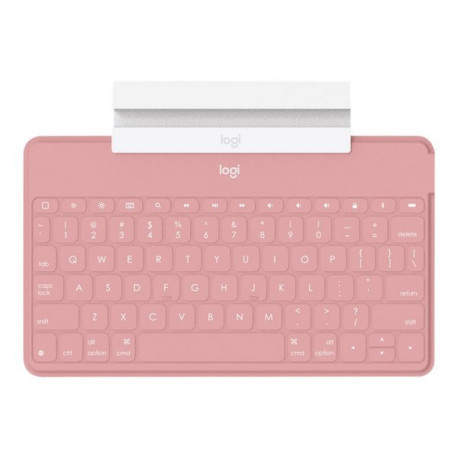 Logitech Keys-To-Go - Tastiera - Bluetooth - QWERTY - italiana - rosa blush - per Apple iPad/iPhone/