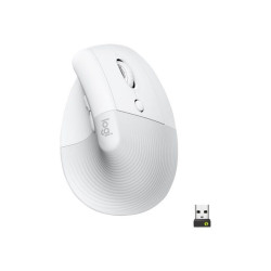 Logitech Lift Vertical Ergonomic Mouse - Mouse verticale - ergonomico - ottica - 6 pulsanti - senza