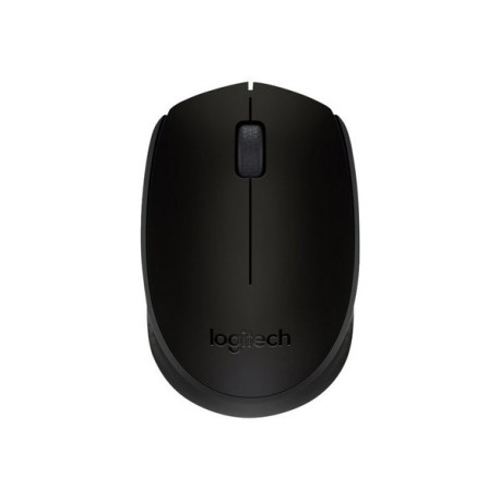 Logitech M171 - Mouse - per destrorsi e per sinistrorsi - senza fili - 2.4 GHz - ricevitore wireless