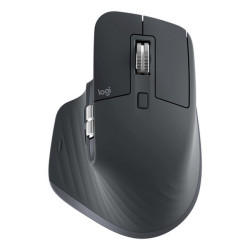 Logitech MX Master 3S, Mano destra, RF senza fili + Bluetooth, 8000 DPI, Grafite