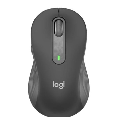 Logitech Signature M650 - Mouse - ottica - 5 pulsanti - senza fili - Bluetooth, 2.4 GHz - ricevitore