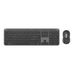 Logitech Signature Slim Combo MK950 - Set mouse e tastiera - 100 - full size - senza fili - Bluetoot