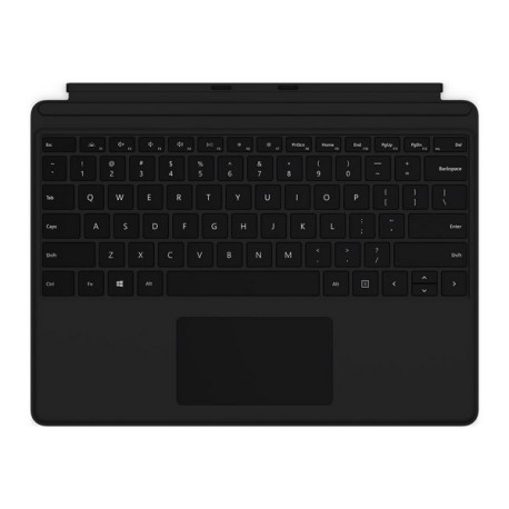 Microsoft Surface Pro Keyboard - Tastiera - con trackpad - retroilluminato - italiana - nero - comme