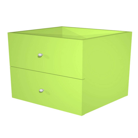 Cassettiera per casellario Rainbow - 2 cassetti -