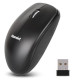 MOUSE WIRELESS 2.4GHZ 1000DPI 3 TASTI + SCROLL - BATT STILO DESIGN NERO AMBIDESTRO E RICEVITORE NANO