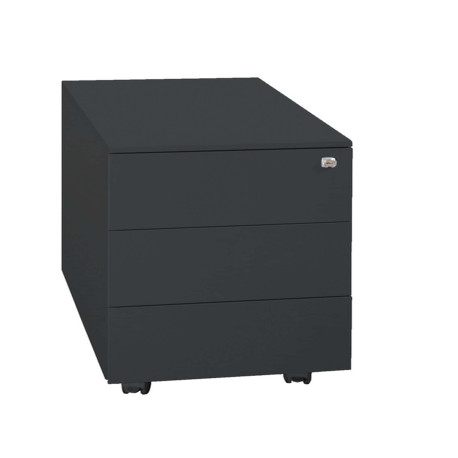 Cassettiere in metallo - 3 cassetti - 40 x 59 x 54