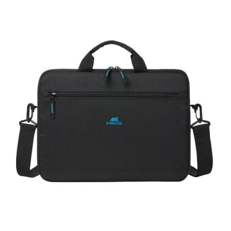 Rivacase Borsa e custodia Slim ECO per Notebook da 14' con un lato rigido Nera