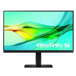 Samsung ViewFinity S6 S24D600UAU - S60UD Series - monitor a LED - USB - 24" - 2560 x 1440 QHD @ 100 Hz - IPS - 350 cd/m² - 1000