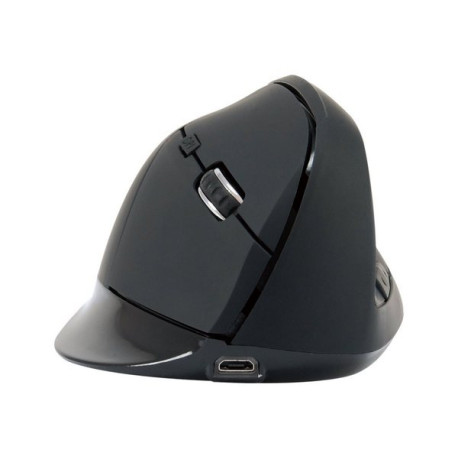Conceptronic LORCAN03B ERGO - Mouse verticale - ergonomico - per destrorsi - ottica - 6 pulsanti - s