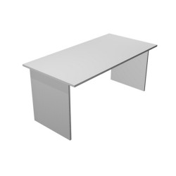 Scrivania Easy - lineare - 120x80x72 cm - grigio - Artexport