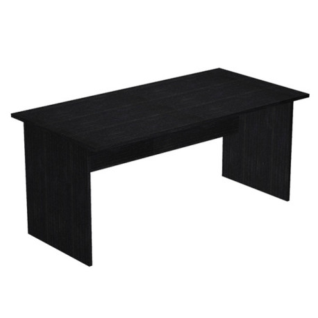 Scrivania Easy - lineare - 160x80x72 cm - nero venato - Artexport