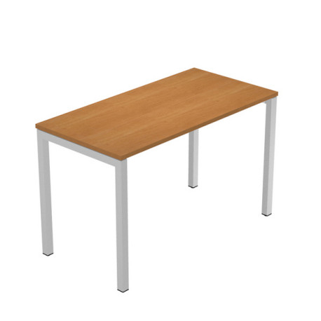 Scrivania Easy Plus - per smartworking - 120 x 60 x 72,5 cm - noce chiaro