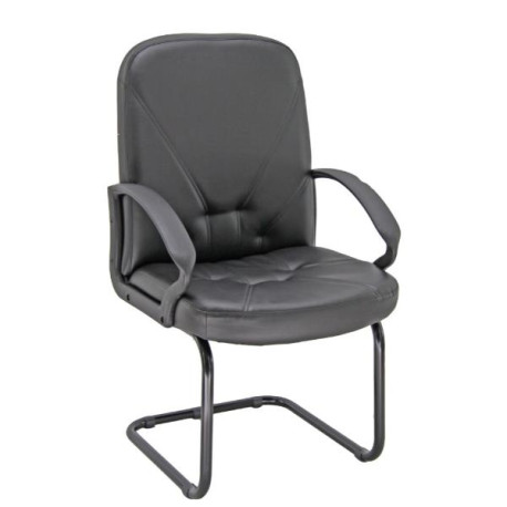 Seduta attesa Dante V - con braccioli fissi - nero - Unisit