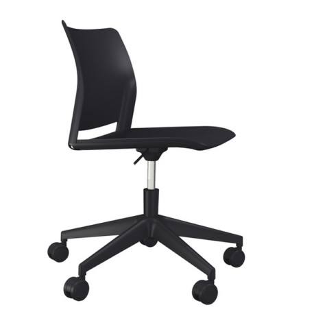 Seduta Home/Office Alpha APGN - senza braccioli - nero - Unisit