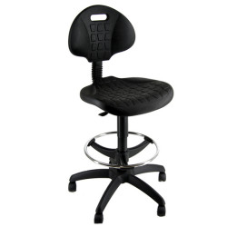 SEDUTA TECNICA POLIURETANO NERO