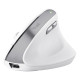 Trust BAYO II MOUSE WIRELESS ERGONOMICO VERTICALE RICARICABILE - 50 PLASTICA RICICLATA - BIANCO