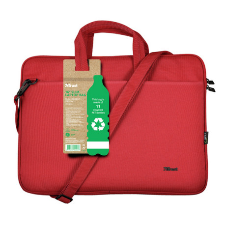 Trust Bologna Slim - Borsa trasporto notebook - 16" - rosso