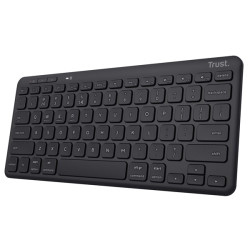 Trust Lyra Compact - Tastiera - senza fili - 2.4 GHz, Bluetooth 5.0 - QWERTY - italiana - nero - pac