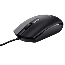 Trust TM-101 - Mouse - per destrorsi e per sinistrorsi - ottica - 3 pulsanti - cablato - USB