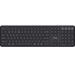 Trust VAIYA TASTIERA WIRELESS RICARICABILE MULTI-DISPOSITIVO FINO A 3 DISPOSITIVI COLLEGATI SIMULTAN