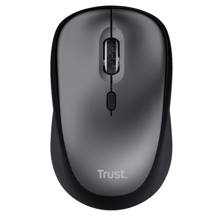 Trust Yvi Plus - Mouse - silenzioso - per destrorsi - ottica - 4 pulsanti - senza fili - 2.4 GHz - r