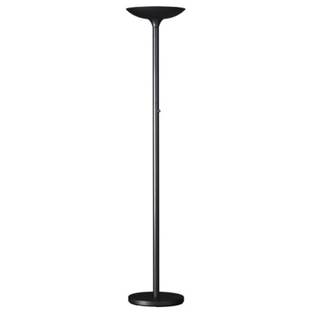 Unilux Essential Varialux - Piantana torchiere - LED - 22 W - classe A+ - 3000 K - nero