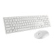 Dell Pro KM5221W - Set mouse e tastiera - senza fili - 2.4 GHz - QWERTY - USA Internazionale - bianc