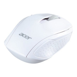 Acer M501 - Mouse - ottica - 3 pulsanti - senza fili - 2.4 GHz - ricevitore wireless USB - bianco -