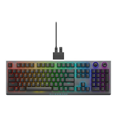 Alienware Tri-Mode AW920K - Tastiera - AlienFX per tasto RGB/16,8 milioni di colori - senza fili - U