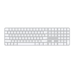 Apple Magic Keyboard con Touch ID e tastierino numerico per Mac con chip Apple - Tedesco - Tasti bia