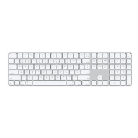 Apple Magic Keyboard con Touch ID e tastierino numerico per Mac con chip Apple - Tedesco - Tasti bia
