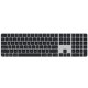 Apple Magic Keyboard con Touch ID e tastierino numerico per Mac con chip Apple - Tedesco - Tasti ner