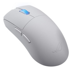 ASUS ROG Harpe II Ace, Mano destra, Ottico, RF Wireless + Bluetooth + USB Type-A, 42000 DPI, Bianco