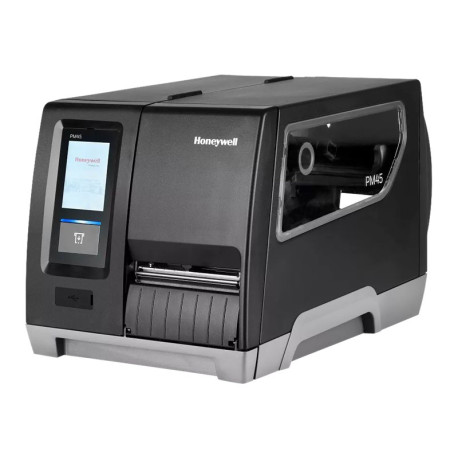 Honeywell PM45 - Stampante per etichette - trasferimento termico - Rullo (11,4 cm) - 203 dpi - fino a 350 mm/sec - USB 2.0, ser